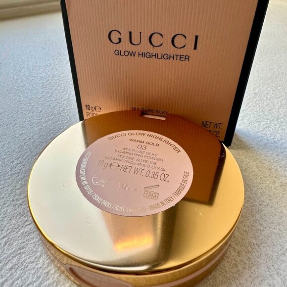 NEW Gucci Glow Powder Gel Highlighter - Warm Gold - Picture 5 of 7